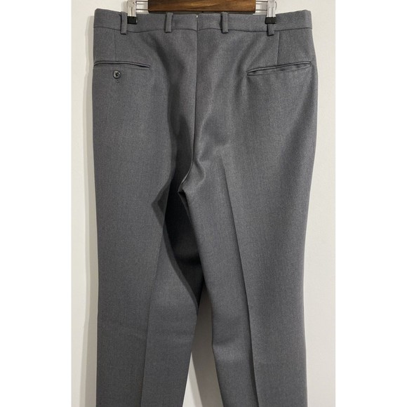 Brooks Brothers 346 Dress Pants Men's 36X32 Grey Professional Work Attire - Picture 5 of 8